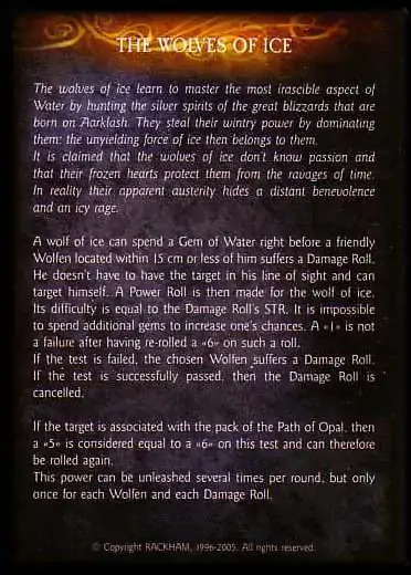 She Wolf of Ice' - 2/2 profile card